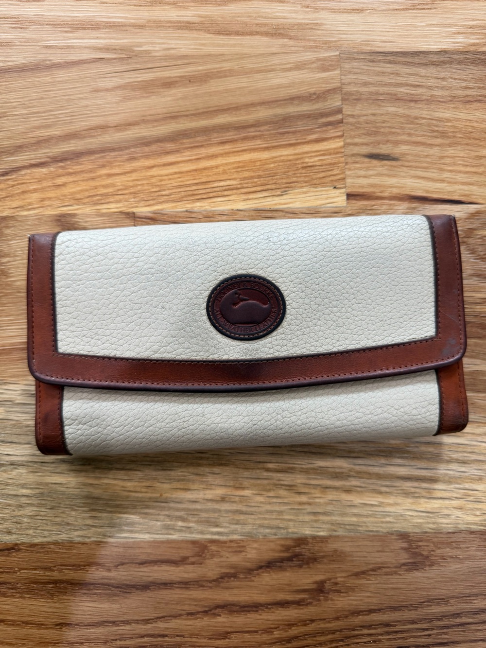 Dooney & Bourke Checkbook Organizer Tri Fold Wallet
